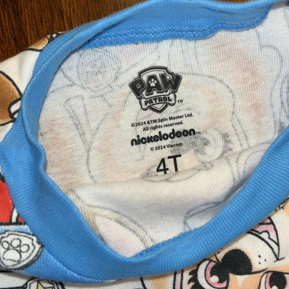 NWT Nickelodeon Paw Patrol Pajamas - Picture 2 of 4